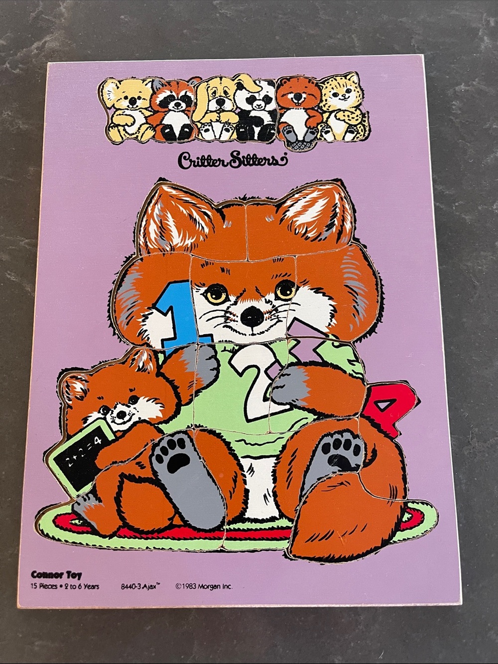 Critter Sitters 1983 Wooden Puzzle